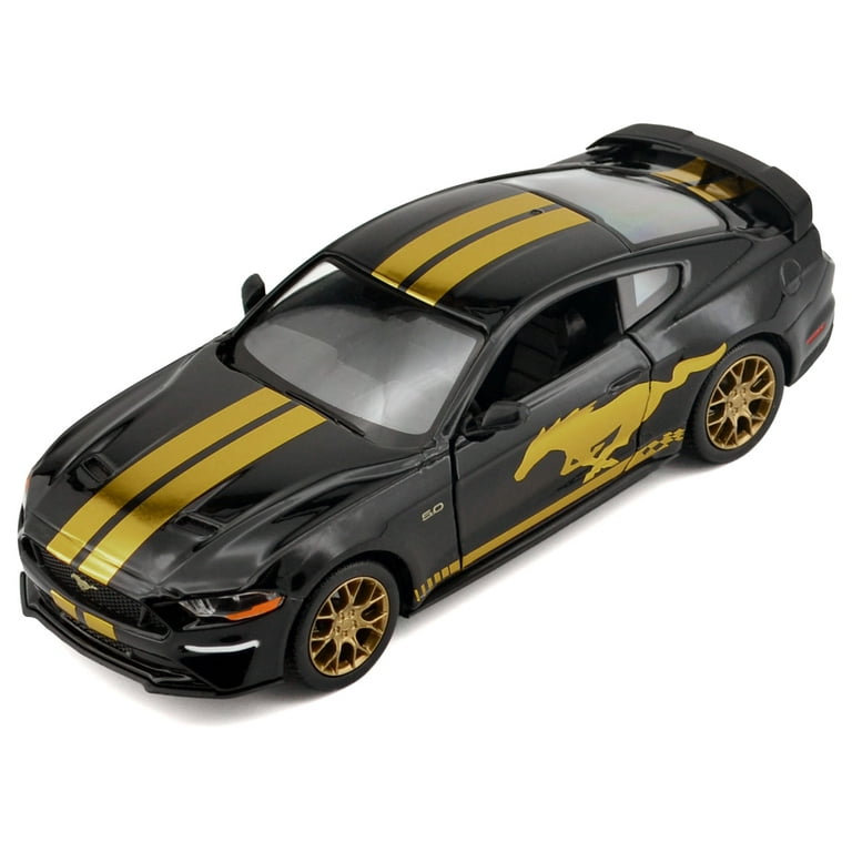 2018 Ford Mustang GT 5.0 Black with Gold Stripes and Graphics