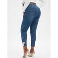 thumbnail image 4 of Jeans Cintura Alta Encaje Rosegal Vaqueros de talla grande, 4 of 5