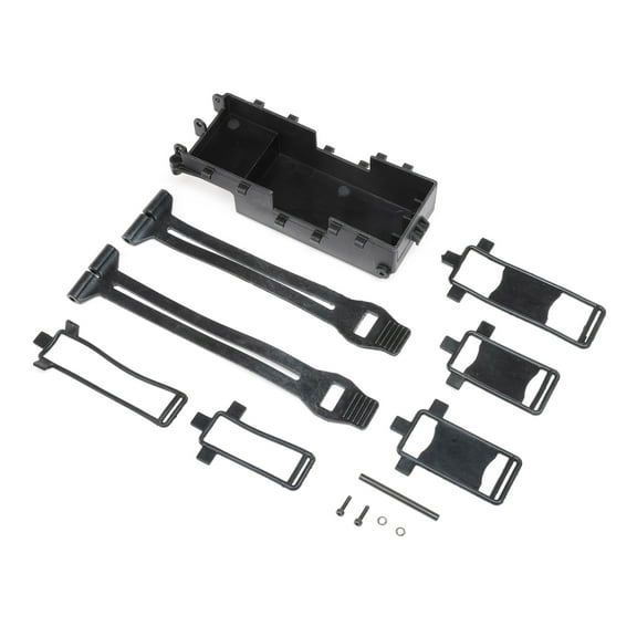 Losi Low CG Battery Tray & Straps LMT Mega LOS241065 Elec Car/Truck Replacement Parts