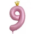 thumbnail image 5 of Big Pink Number Balloons Self-Sealing Decorative Balloons Non-harm Decorative Balloons for Brithday Party Supply, 5 of 5