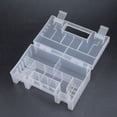 thumbnail image 2 of Caja de almacenamiento de baterías de plástico Uxcell para baterías AAA/AA transparente, 2 of 4
