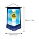 thumbnail image 5 of Fiudx Liquidación de ofertas flash Suministros para fanáticos del fútbol de bandera 2022 Bandera decorativa con borlas Top 32 Bandera colgante, 5 of 5