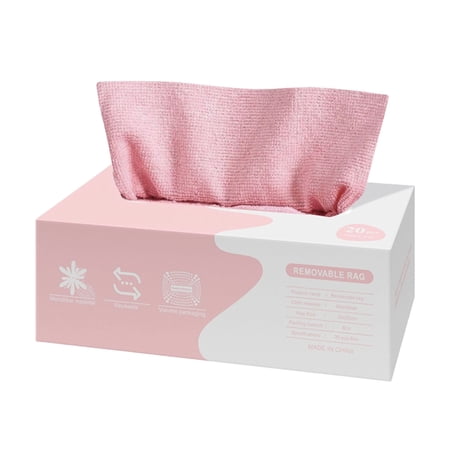 20 Pcs/Box Kitchen Wash Cloths for Dishes Multi-use Cleaning Cloths Towels Disposable Dishwashing Cloth Cleaning Cloths Quick Dry 7.87×7.87inch Pink 20 Pcs/Box Kitchen Wash Cloths for Dishes Multi-use Cleaning Cloths Towels Disposable Dishwashing Cloth Cleaning Cloths Quick Dry 7.87×7.87inch Pink