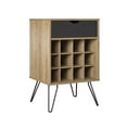 thumbnail image 1 of Concord Beverage Storage Stand, Natural/Black, 1 of 9