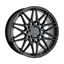Petrol Aluminum Rim P3C 17X8in Semi Gloss Black Finish, 1780P3C405105B72