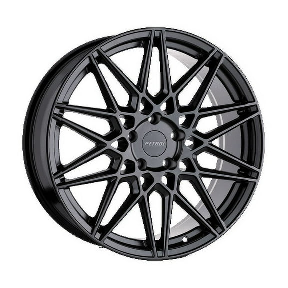 Petrol Aluminum Rim P3C 17X8in Semi Gloss Black Finish, 1780P3C405115B76