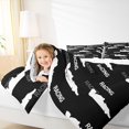 thumbnail image 4 of Feelyou Racing Lover Kids Full Size Comforter Sets, Exterme Sports Athlete Bedding Comforter Set, Cartoon Automobile Theme Reversible Bedding Sets, Microfiber Bedroom Decor, 3 Pieces, 4 of 8