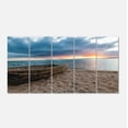 thumbnail image 2 of Design Art - Rusty Row Boat on Sand at Sunset, 2 of 3