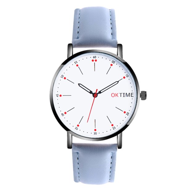 Moda ultra simple pareja reloj de cuarzo casual elegante unisex reloj analógico Eccomum Mirar