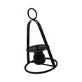 thumbnail image 3 of Candelabro portátil de hierro forjado de estilo europeo, sencillo, para mesa de comedor, sala de estar, hogar, bodas, ambiente romántico. Negro, 3 of 9