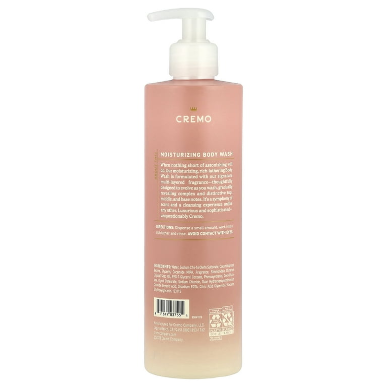 Cremo Wild Iris Musk Body Wash, Citrus Sorbet, Wild Iris, Fluffy