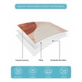 thumbnail image 5 of Burnt Orange Geometric Art Twin Size Down Alternative Comforter,Lightweight Comforter Quilt Bedding Set with Pillow Shams Modern Abstract Art Aesthetics All Seasons Bed Comforter Duvet Insert 68"x86", 5 of 7