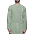 thumbnail image 4 of Atasi Long Sleeve Kurta For Men Designer Asymmetrical Cut Ethnic Kurta For Boys, 4 of 7
