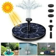 thumbnail image 2 of JOYWA Garden Decoration Water Floating Solar Power Fountain Panel Kit Water Pump For Pool Pond Garden Solar Sprinkler, 2 of 8