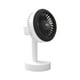 thumbnail image 1 of Ventilador de escritorio con vibración y circulación de aire, mini ventilador silencioso con carga USB, 1 of 6