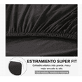 thumbnail image 2 of 6pcs Fundas Elásticas Protectoras De Silla Comedor Modelo Negro, 2 of 5