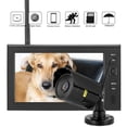 thumbnail image 2 of Sistema De Monitor De Seguridad Inalámbrico Wifi 4Ch Lcd De 7 Pulgadas Pantalla + Cámara 1Pc Cámaras Ir + Tarjeta Tf Ee. Uu. Minnieouse AF000484-00, 2 of 6