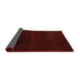 thumbnail image 2 of Ahgly Company Indoor Round Abstract Red Modern Area Rugs, 3' Round, 2 of 4