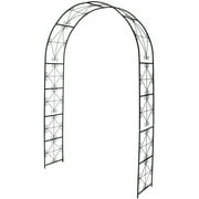 1. GO Steel Garden Arch, 7'2" High x 4'5" Wide, Garden Arbor for Various Climbing Plant