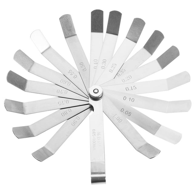 Miangastore 1pc Simple Feeler Gauge Pretty Plug Gauge Set Practical Spring Steel Gauge