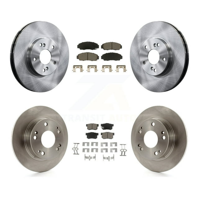 CMX Front Rear Disc Brake Rotors and Ceramic Pads Kit for Car Honda Accord Acura TSX K8C-101369