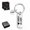 Silver, variant on Father’s Day Gifts from Son Daughter Children Keychain Gifts with Square Tag Keyring Birthday Christmas Gifts for Papa Daddy - DON'T DO STUPID Silver