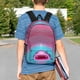 thumbnail image 4 of Easygdp Pink Shark Pool Fantasy Mochila Ligera de 15 Pulgadas para Estudiantes, Mochila Cómoda para la Escuela y Viajes, Correas Ajustables, 4 of 6