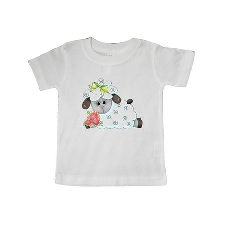 

Inktastic Little Bow Sheep Gift Baby Boy T-Shirt