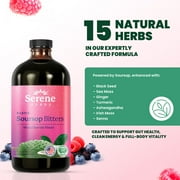 Serene Herbs Soursop Bitters Liquid – Mixed Berry Flavor, 16 fl oz