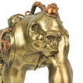 thumbnail image 2 of Zeckos Bronze Finish Resin Steampunk Gorilla Tabletop Statue, 2 of 8