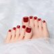 thumbnail image 4 of Uñas postizas CHAO Cortas Cuadradas Color Sólido Rojo Brillante 72 Piezas, 4 of 4