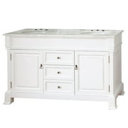 Bellaterra Home 60 in Double sink vanity-wood-espresso