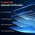 thumbnail image 6 of NevEND For Samsung Galaxy S24 Ultra Privacy Screen Protector, Anti Spy 2-Pack Shatterproof Tempered Glass Film 6.8", 6 of 7