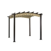 Garden Winds Replacement Canopy Top Cover for the Arched Pergola -Standard 350 - Camo Sand