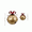 1PC(8.7"), variant on Set of 1 Large Metal Jingle Bells Giant Christmas Iron Bells, Golden Jingle Bells with Red Bow for Christmas Indoor Outdoor Decorations Porch Mantel Tree Decor(11.8")