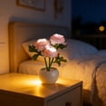 thumbnail image 4 of Atmosphere Desk Lamp, Mini LED Flower Pot Night Light, Decorative Floral Accent Light, Romantic Gift for Bedroom Living Room Desktop, 4 of 6