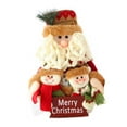 thumbnail image 2 of 2025 New Christmas Snowman Decor Indoor, 10in Plush Snowman Christmas Decorations Indoor, Stuffed Snow Man Ornaments Winter Decorations for Office Table, 2 of 7