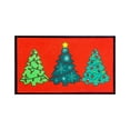 thumbnail image 2 of Yaoyar Red Xmas Christmas Welcome Doormat, Winter Home Decor Switch Rug Door Mat Floor Mat for Indoor Outdoor 16x24IN, 2 of 6