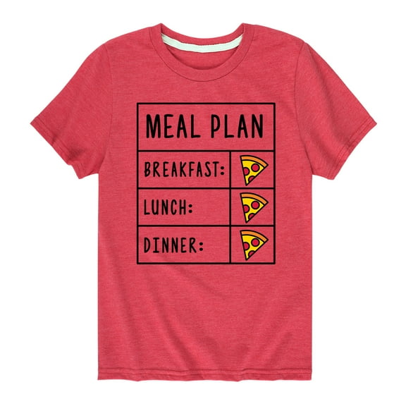 Instant Message - Pizza Meal Plan - Toddler And Youth Short Sleeve T-Shirt