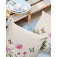Outdoor Pillows 24x24 Waterproof Outdoor Pillow Covers Vintage Floral