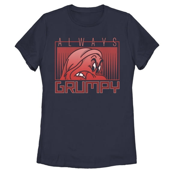 Womens Snow White and the Seven Dwarfs Always Grumpy T Shirt