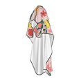 thumbnail image 3 of ZICANCN Hair Cutting Cape for Adults, Bright Floral Blossoms Blooms Cape Salon Barber Cape for Hair Stylist Shampoo Capes Waterproof, 55x66 Inches, 3 of 7