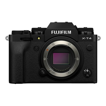 Fujifilm X Series X-T4 - Digital camera - mirrorless - 26.1 MP - APS-C - 4K / 60 fps - body only - Wi-Fi, Bluetooth - black