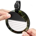 thumbnail image 2 of Saint Patrick's Day 2Pcs PU Leather Round Luggage Tags with Privacy Cover and Name ID Tag for Suitcase, Handbags, Backpacks, School Bags, 2 of 6