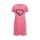 thumbnail image 5 of Camisón corto de talla grande para mujer, camisón de manga corta con estampado de pecho a la moda, camisón para mujer, 5 of 7