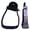 Purple, variant on HILASON Western Aluminium Slanted Horse Stirrups Floral Engraved Silver Wide Rubber Grip