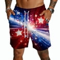 thumbnail image 3 of Havenx 250th Years Of American Freedom Shorts for Men Drawstring American Flag Design Shorts with Pockets Elastic Waist Short Pant 1776–2026 Patriotic Independence Day Clothes,Hot Pink 2XL, 3 of 5