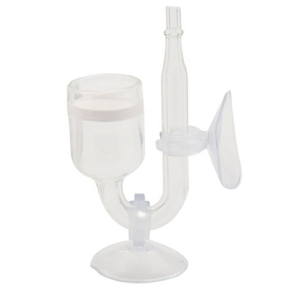 Aquarium Fish Tank CO2 Diffuser Carbon Dioxide Reactor with Ceramic Disc   2 Suckers