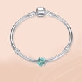 thumbnail image 3 of ROSIANNA 925 Sterling Silver Charm for Bracelets Green 4-Leaf Lucky Clover Bead Charms Women Bracelet Charm, 3 of 6