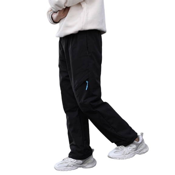 Teen Kids Hiking Pants Thermal Lined Waterproof Windproof Boys Athletic Pants Casual Outdoor Pants 12-13 Years Girls Pants